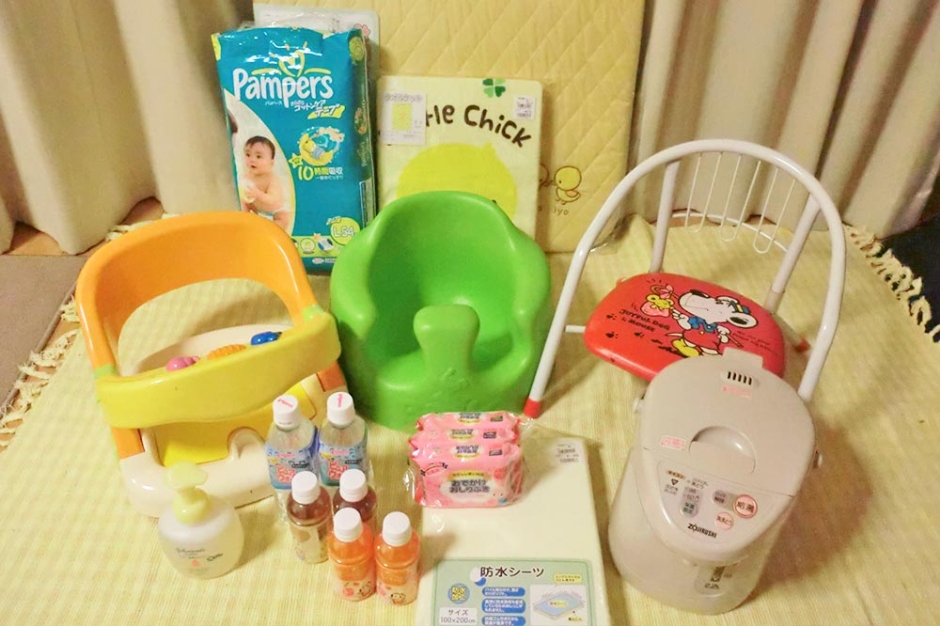 お子様用貸し出しグッズ