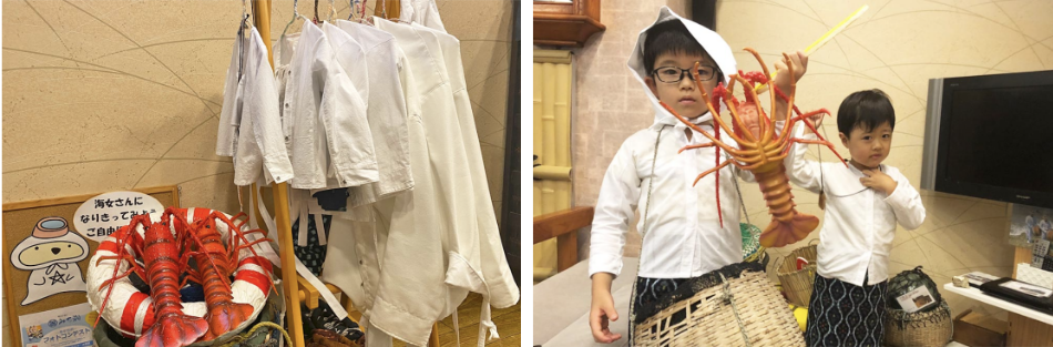 海女さんになりきれる衣装貸し出し