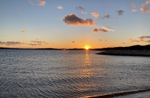 夕日
